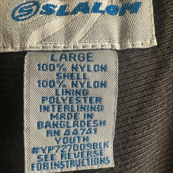 Slalom Ski Snowboard Pants Size Youth Large Black Waterproof Adjustable EUC - Picture 11 of 13